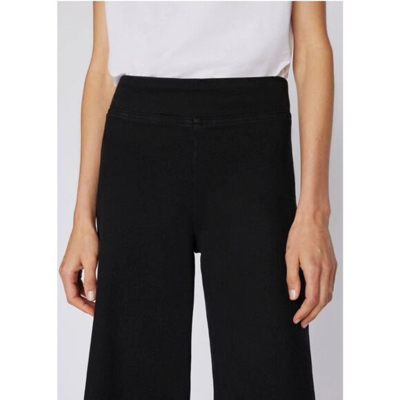 Frame The Jetset Wide Leg in Sheen Noir - Picture 7 of 13